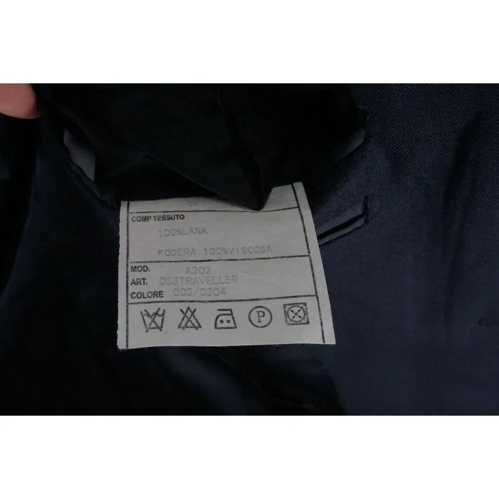 Unbranded Ermenegildo Zegna Cloth Solid Charcoal Gray Wool Sport Coat Jacket 46